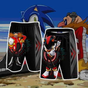 Dr.Eggman Sonic 3D Beach Shorts S  