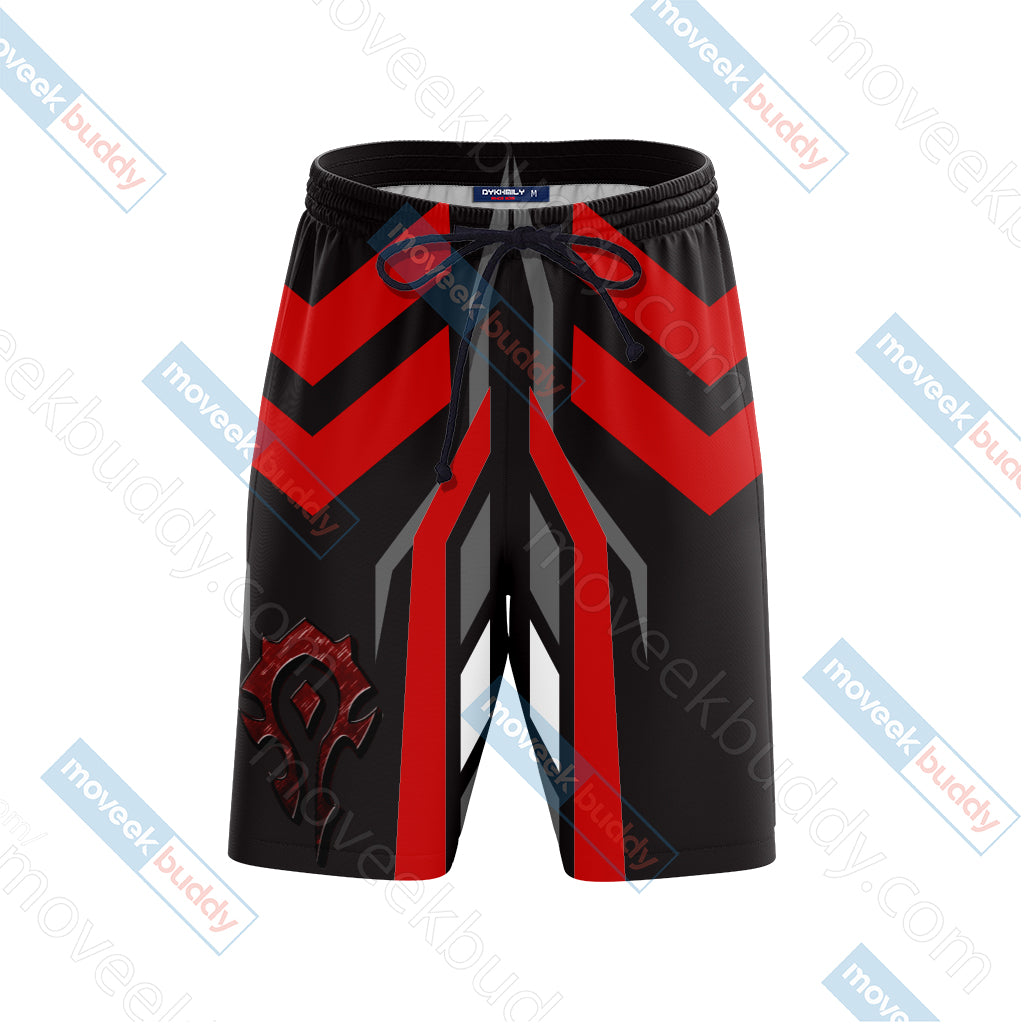 World Of Warcraft - Horde New Version Beach Shorts   