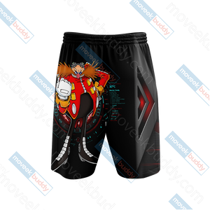 Dr.Eggman Sonic 3D Beach Shorts   