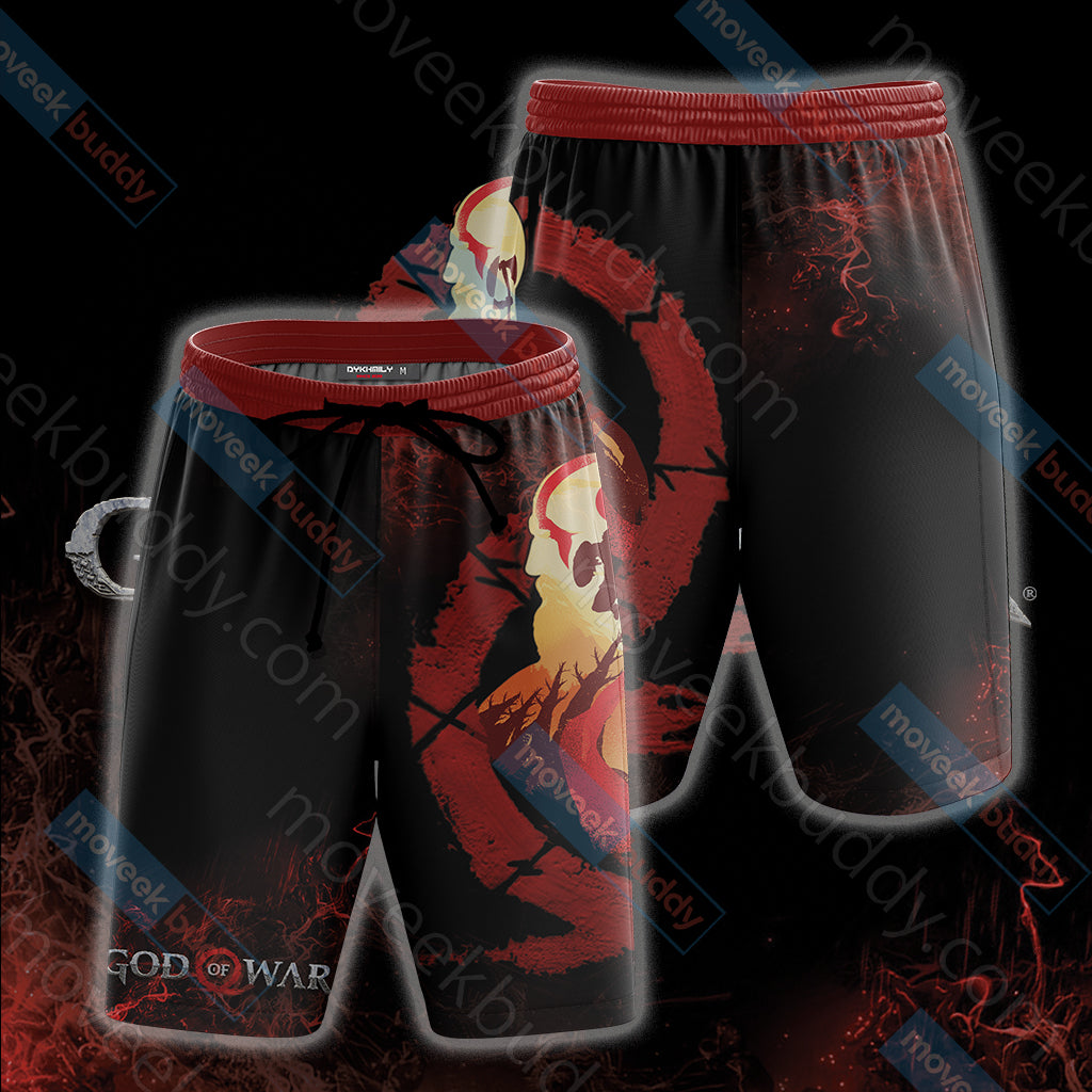 God Of War New Version Unisex Beach Shorts S  