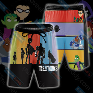 Teen Titans Beach Shorts S  