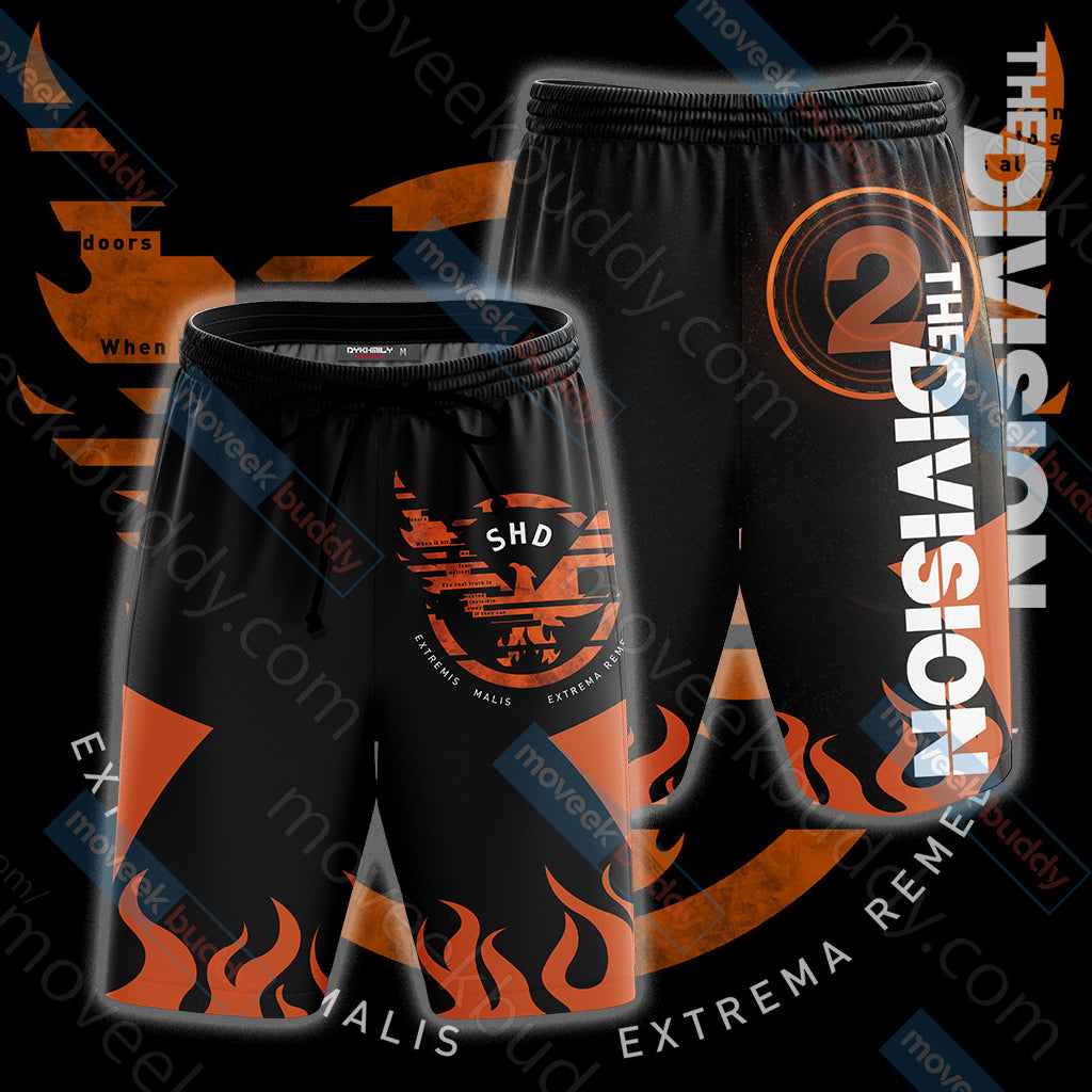 The Division Unisex Beach Shorts S  