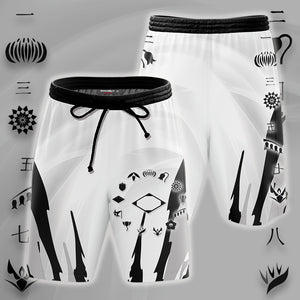 Bleach Division Symbol Unisex 3D Beach Shorts S  