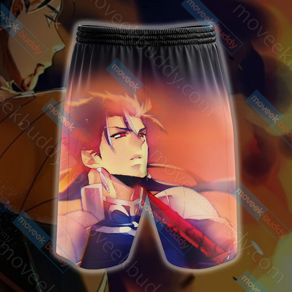 Fate/Stay Night Lancer 3D Beach Shorts   