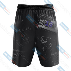 Thirteen Reasons Why Unisex 3D Beach Shorts   