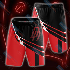 Daredevil Symbol Unisex Beach Shorts S  