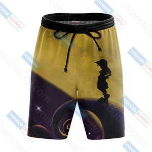 Kingdom Hearts New Version Unisex 3D Beach Shorts   