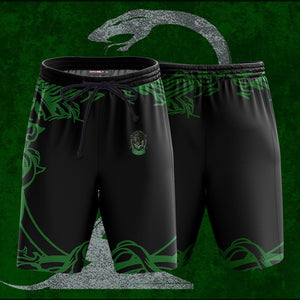 Cunning Like A Slytherin Harry Potter Beach Shorts S  