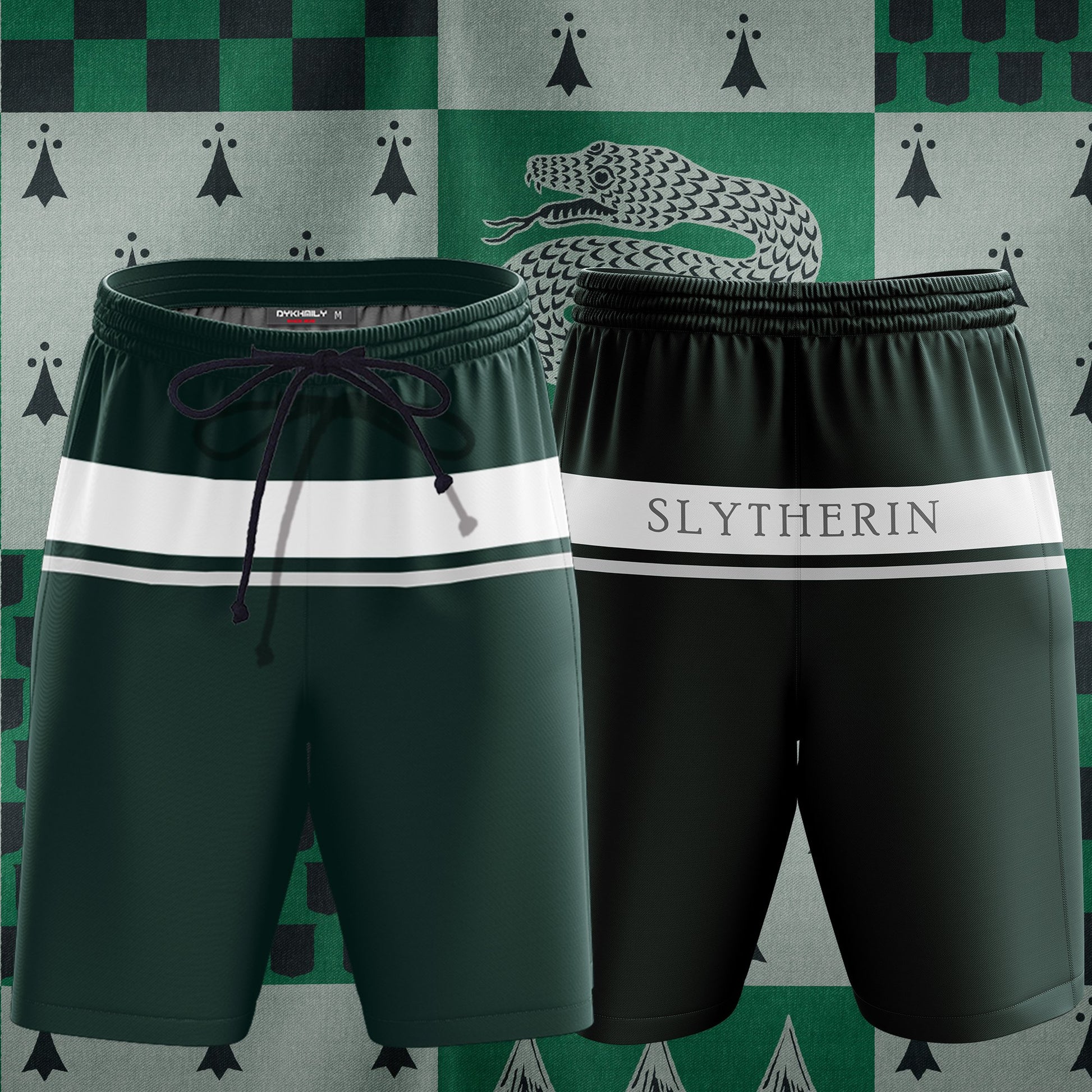 Hogwarts House Slytherin Harry Potter Beach Short S  