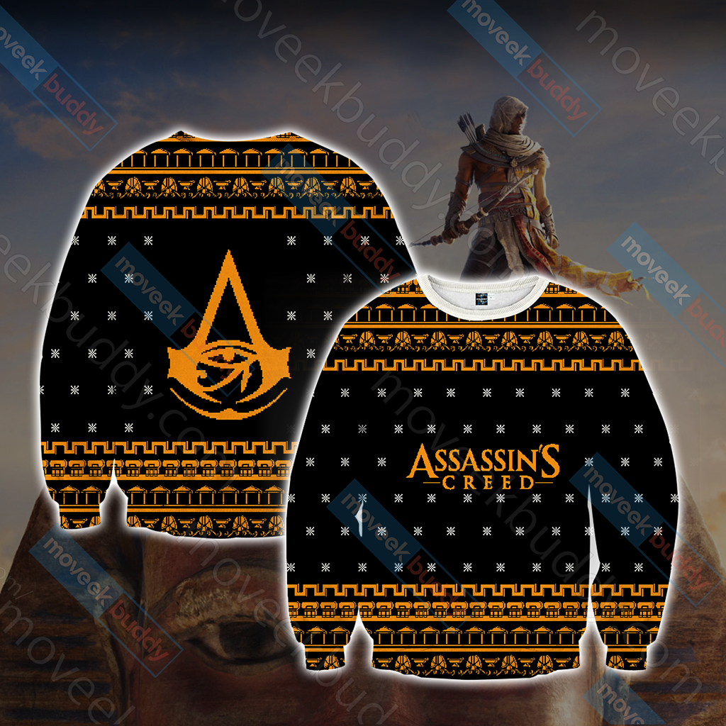 Assassin's Creed - Origins Knitting Style Unsex 3D Sweater S  