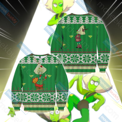 Steven Universe - Peridot Knitting Style Unisex 3D Sweater S  