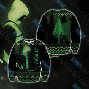 Arrow Knitting Style Unisex 3D Sweater US/EU S (ASIAN L)  