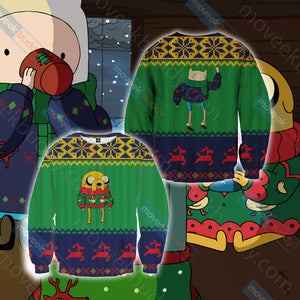 Adventure Time Unisex 3D Sweater S  