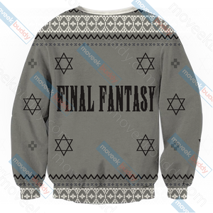 Final Fantasy VII - Cloud Christmas Style Unisex 3D Sweater   