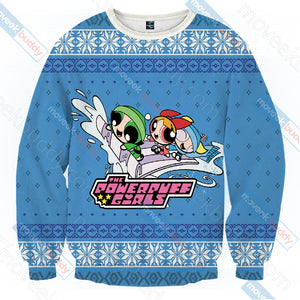 The Powerpuff Girls Christmas Style Unisex 3D Sweater   