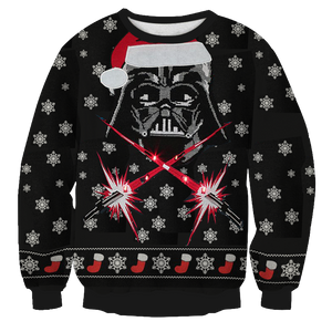 Star War Santa Clause Unisex 3D Sweater   
