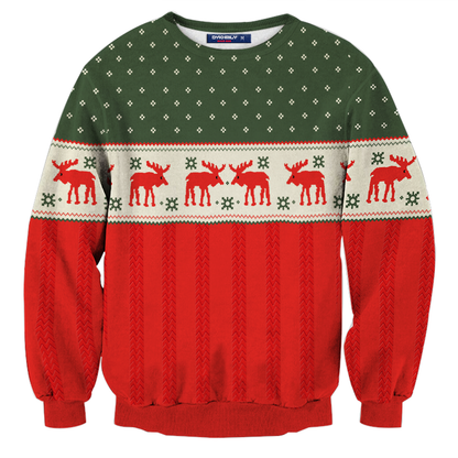 The Night Before (2015) Ethan Cosplay Ugly Christmas 3D Sweater   