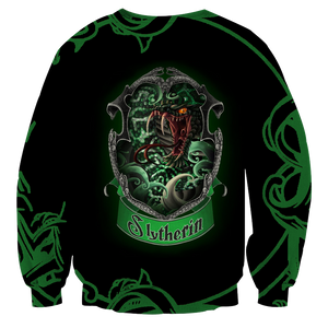 Cunning Like A Slytherin Harry Potter 3D Sweater   
