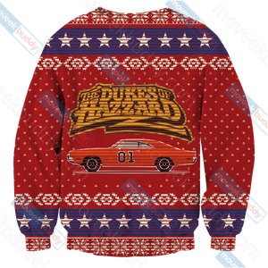 The Dukes Of Hazzard General Lee 3D Sweater   