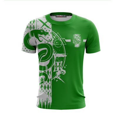 Quidditch Slytherin Harry Potter Unisex 3D T-shirt   