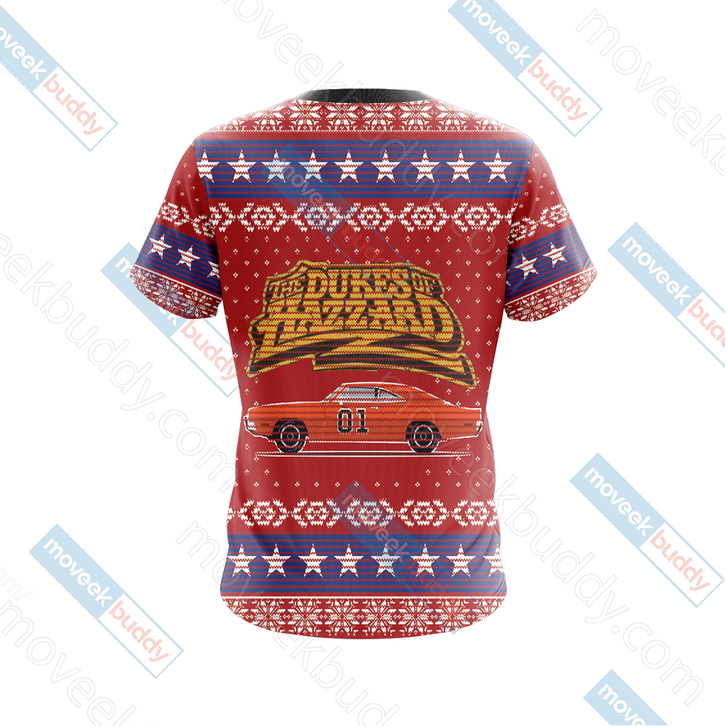 The Dukes Of Hazzard General Lee Unisex 3D T-shirt   