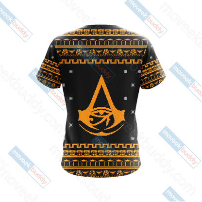 Assassin's Creed - Origins Knitting Style Unisex 3D T-shirt   