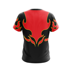 Tekken Jin Kazama Red Flame Unisex 3D T-shirt   
