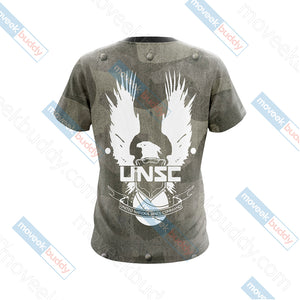 Halo 4 UNSC Unisex 3D T-shirt   