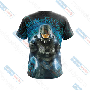 Halo - Futuristic Unisex 3D T-shirt   