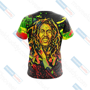 Bob Marley - Rastafari Unisex 3D T-shirt   