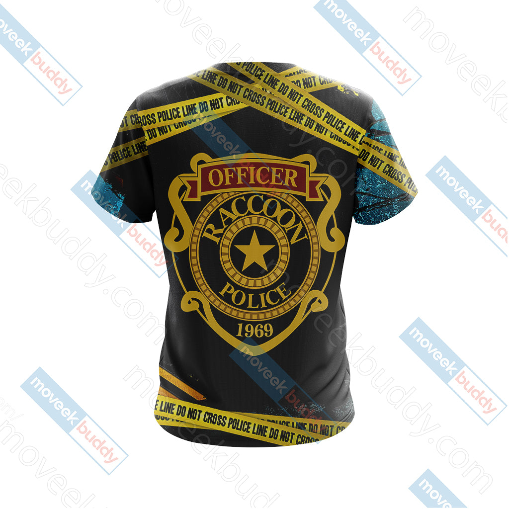 Resident Evil - R.P.D Unisex 3D T-shirt   