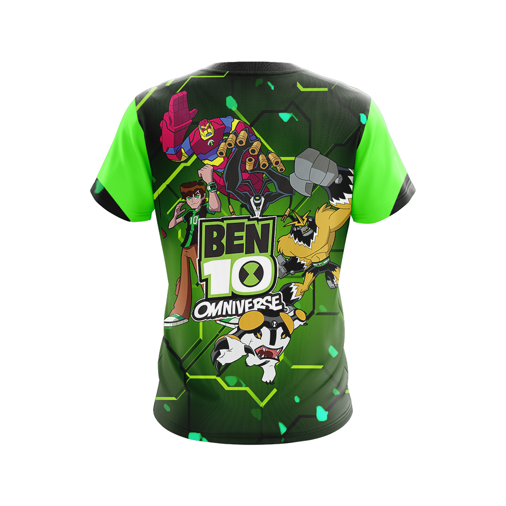 Ben 10 omniverse green and black T-Shirt black t shirts t shirt