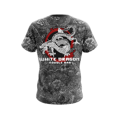 Blade Runner White Dragon Noodle Bar Unisex 3D T-shirt   
