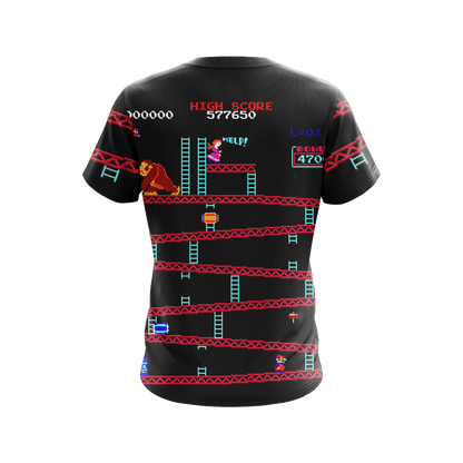 Donkey Kong New Game Unisex 3D T-shirt   
