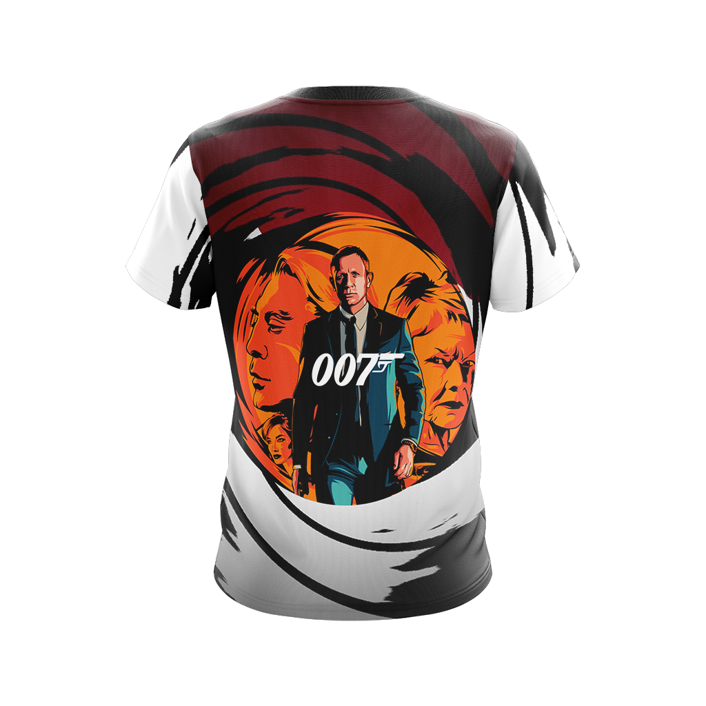 James Bond 007 Unisex 3D T-shirt   
