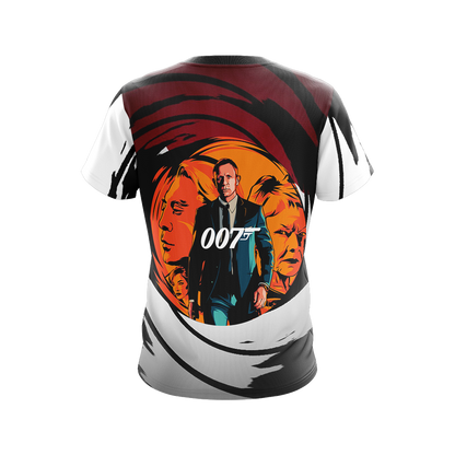 James Bond 007 Unisex 3D T-shirt   