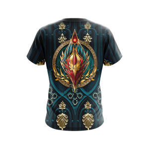 World Of Warcraft - Blood Elf Alliance Races Crest Unisex 3D T-shirt   