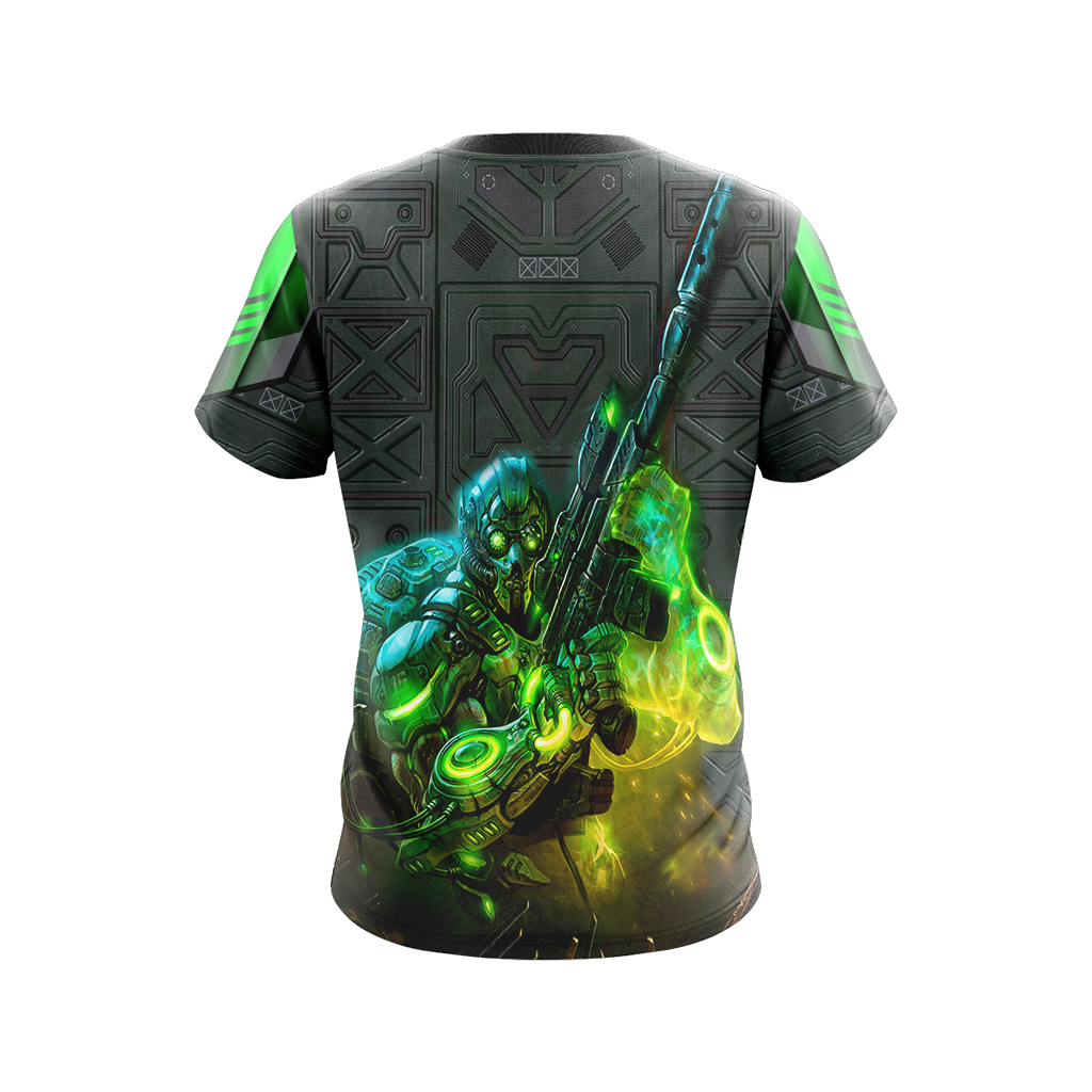 StarCraft - Ghost Unisex 3D T-shirt   