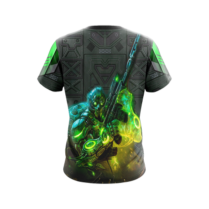 StarCraft - Ghost Unisex 3D T-shirt   