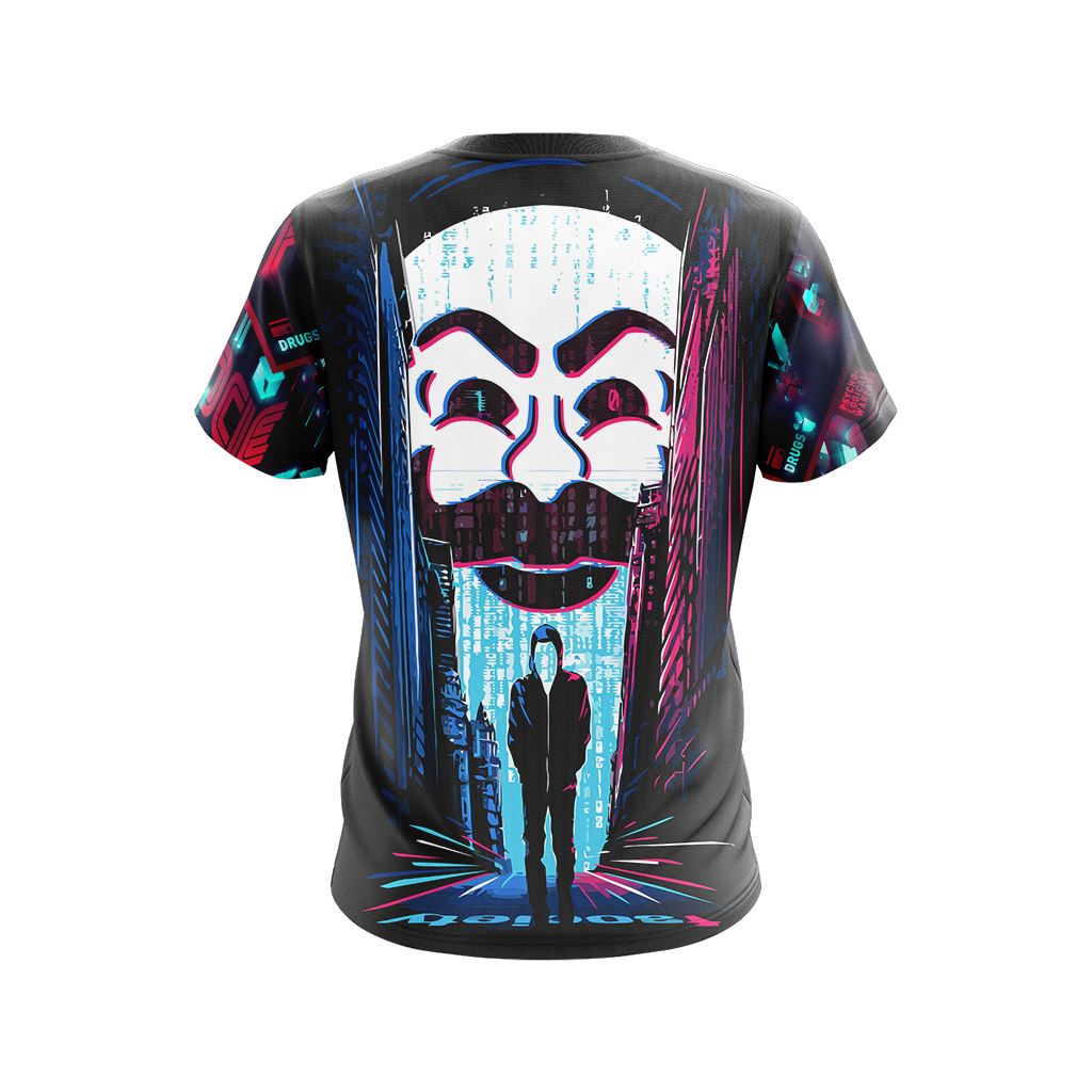 Mr Robot Unisex 3D T-shirt   
