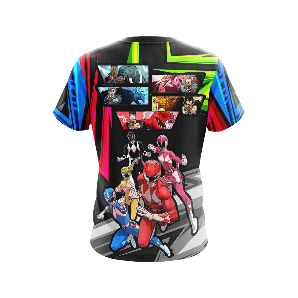 Power Rangers Unisex 3D T-shirt   
