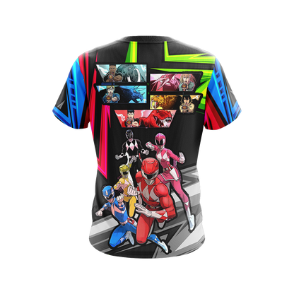 Power Rangers Unisex 3D T-shirt   