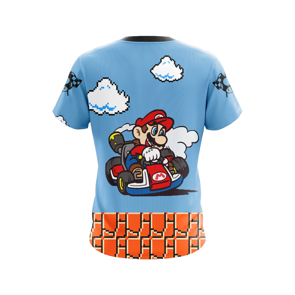 Mario Cart Unisex 3D T-shirt   