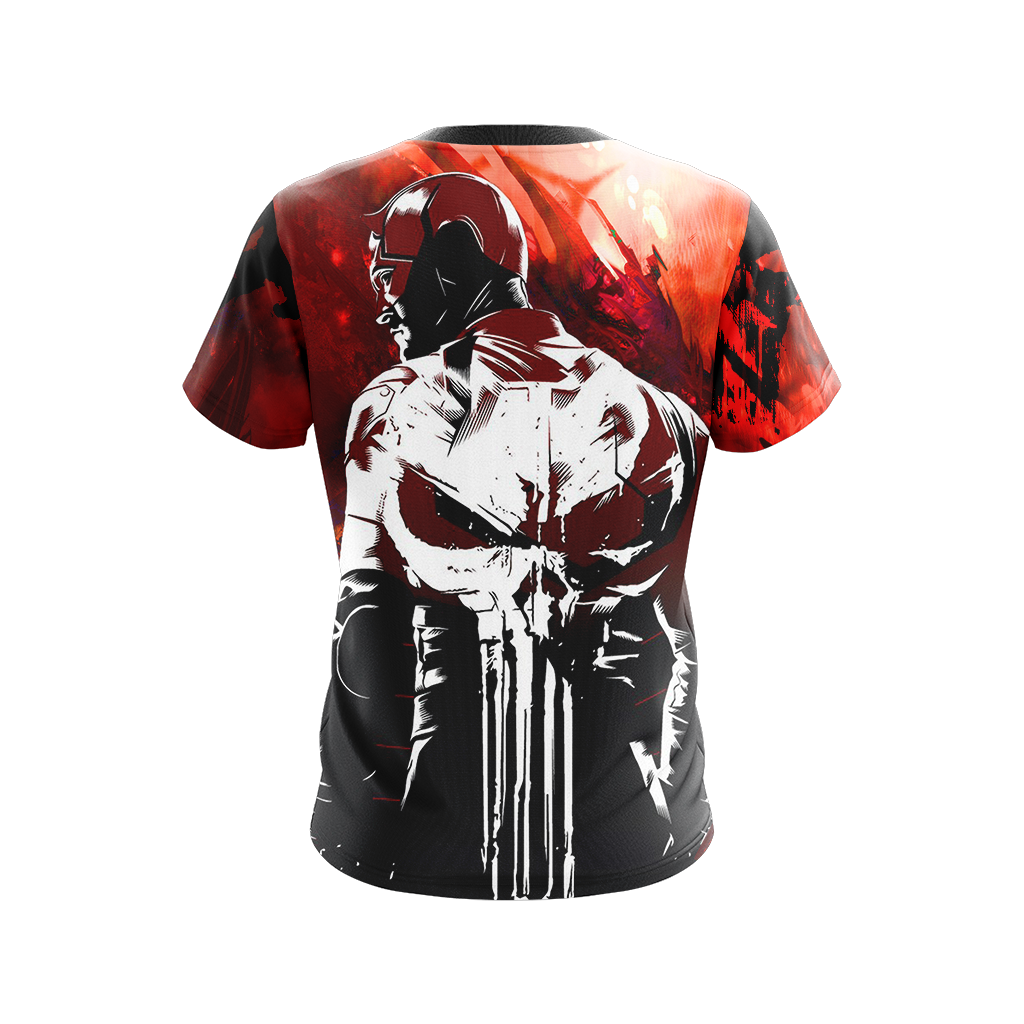 The Punisher Daredevil New Unisex 3D T-shirt   