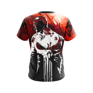 The Punisher Daredevil New Unisex 3D T-shirt   