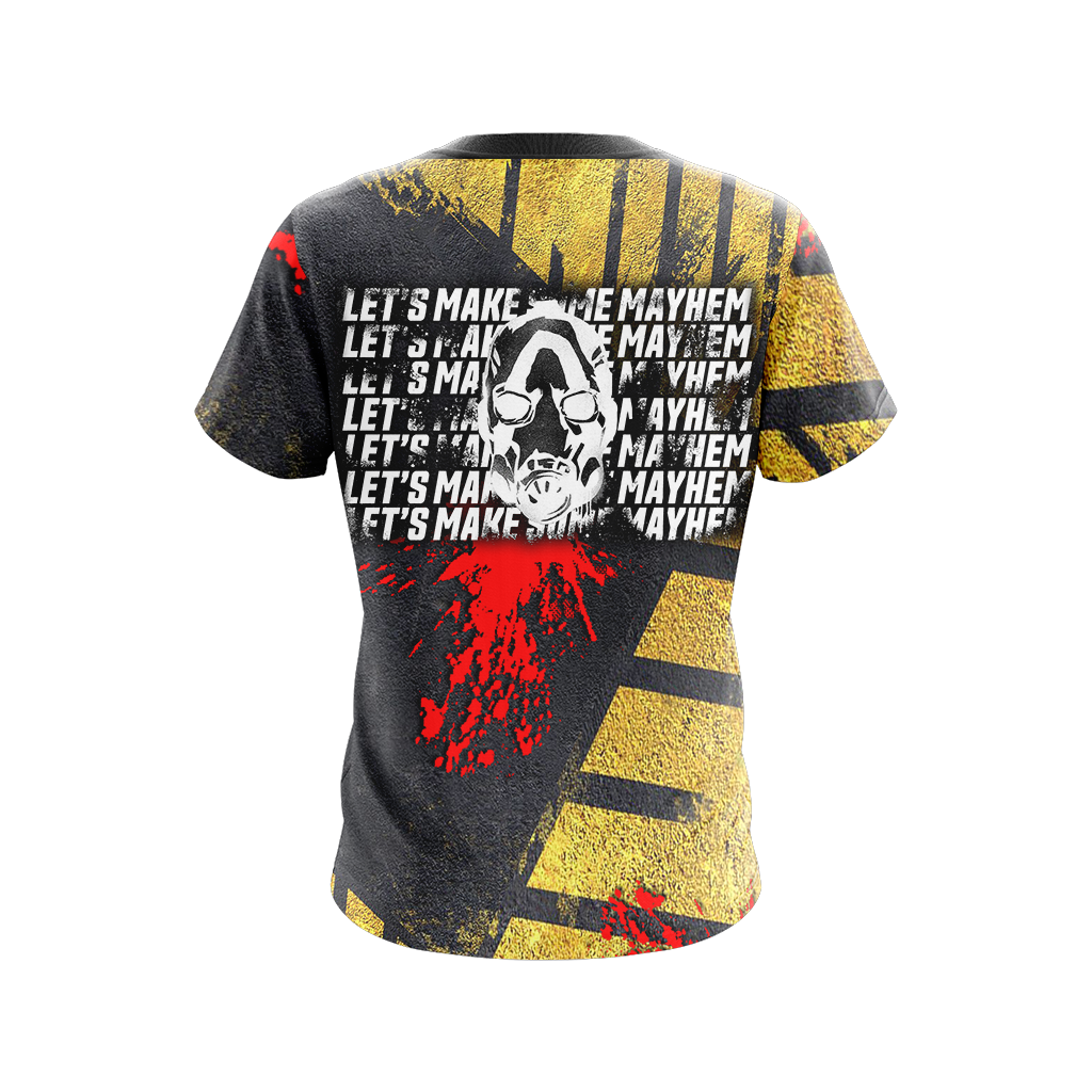 Borderlands - Let's Make Some May Hem Unisex 3D T-shirt   