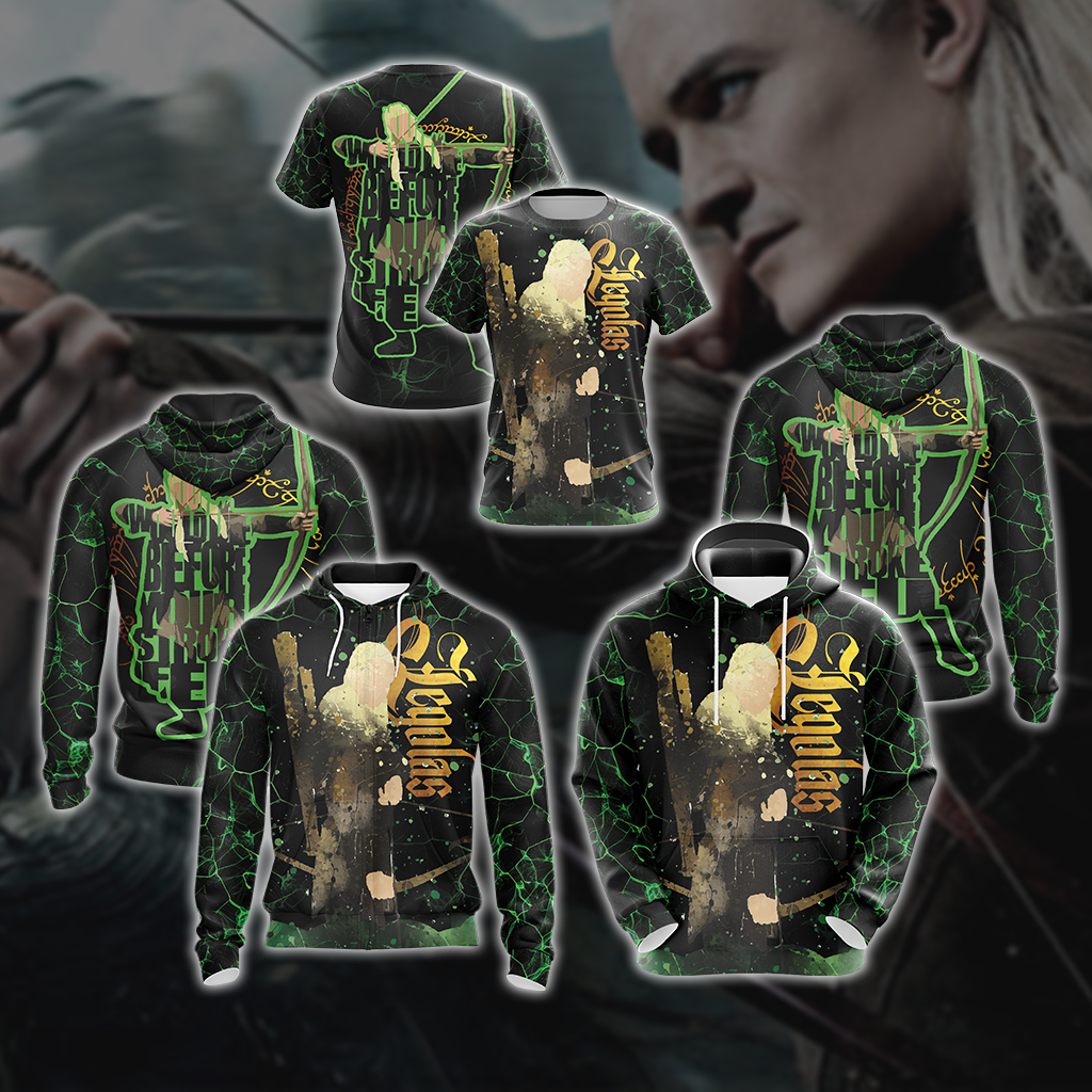 Lord Of The Ring - Legolas Unisex 3D T-shirt   