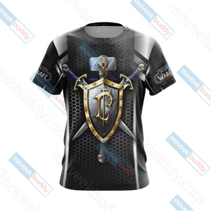 World Of Warcraft - For the Alliance New Look Unisex 3D T-shirt   