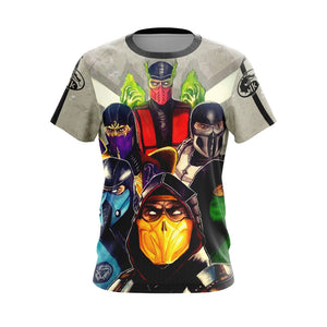 Mortal Kombat Ninja Unisex 3D T-shirt   