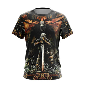 Witcher Symbol Unisex 3D T-shirt   